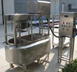 1000L/1500LSUS304 industrial cheese making machine with heating, cooling jacket