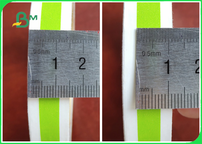 15mm Color Printed Food Grade White Straw Paper No Harm Eco - Friendly In Rolls
