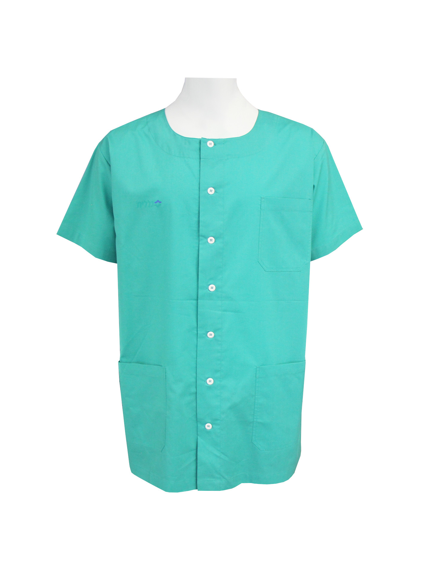 180G Medical Uniform Polyester 65% Cotton 35% Crew Neck Scrub