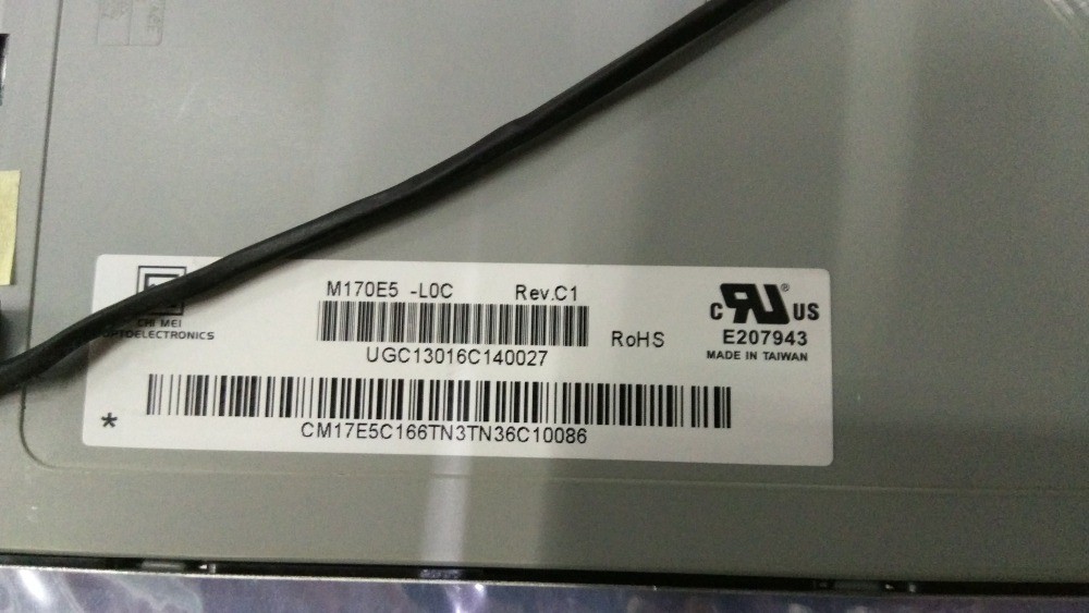 M170E5-L0C CMO 17.0" 1280(RGB)×1024 300 cd/m² INDUSTRIAL LCD DISPLAY
