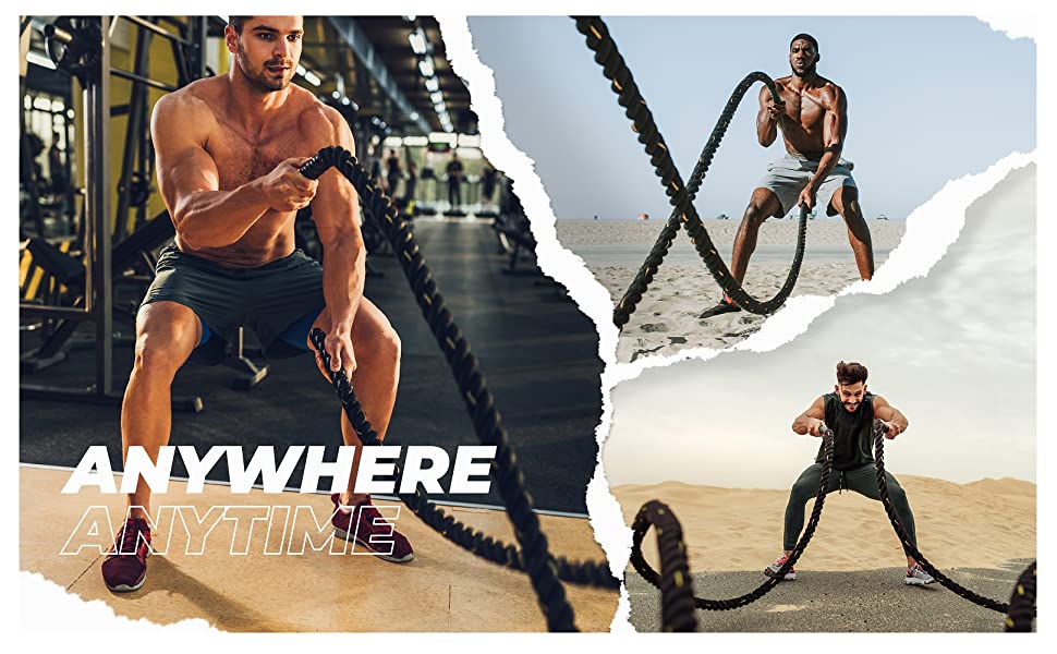Customized Logo Power Training Battle Rope for Strength and Functional Training