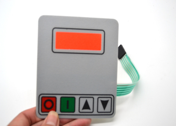 Flat PET Membrane Switch With Transparent Window For Telecommunication Equipment