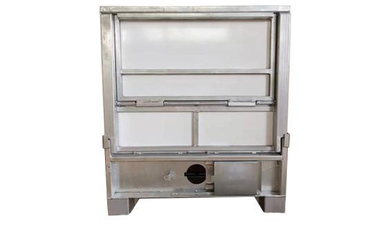 Quality Steel Galvanised IBC Foldable Pallet Box Heavy Duty Galvanised Steel Material for sale