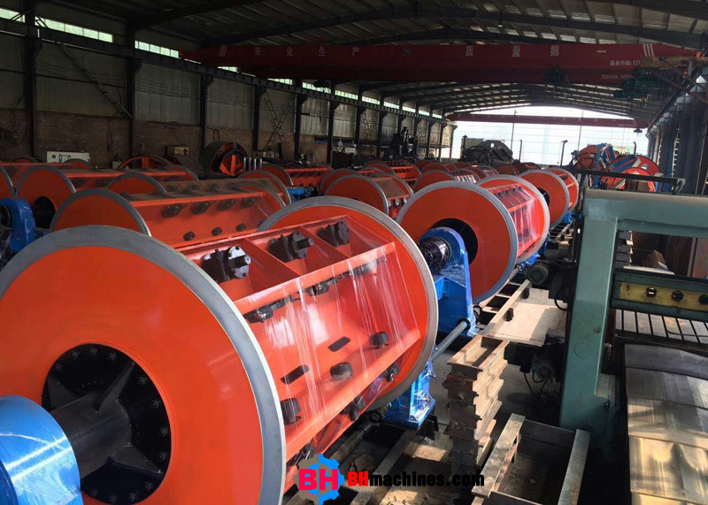 Copper Stranded Conductor Electronic Tin Wire Equipment Rigid Stranding Machine Frame Type