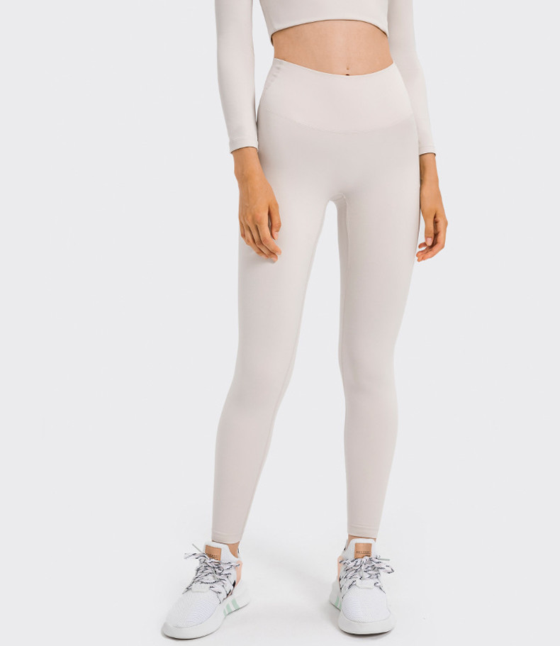 Finished Workout Yoga Pants Capri Womens Nylon Leggings With Pockets