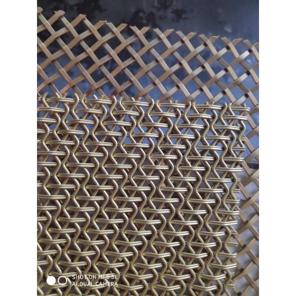 Quality Custom Anodized Architectural Metal Mesh Partition Wall Divider for sale