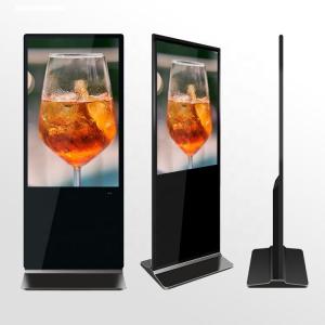 China 43 55 Inch Floor Standing Digital Signage Touchscreen For Advertising on sale