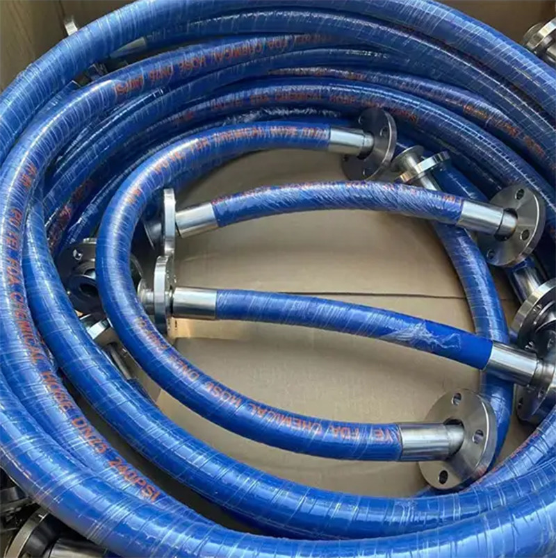 Anti Static Chemical Phosphoric Acid Hose Assembly 3 8 For Sulfuric Acid