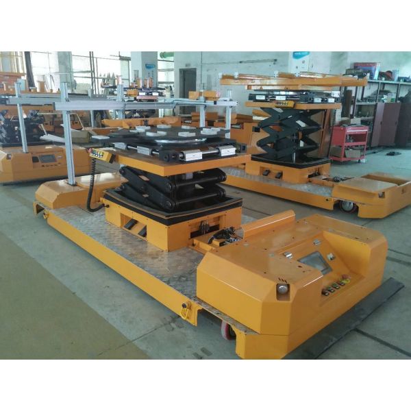 Load 1T Combined Single Lift Backpack Industrial AGV Trolley Customization