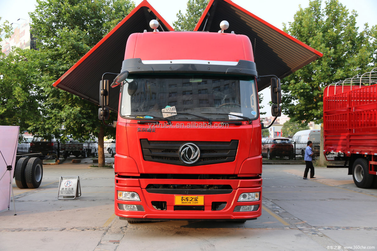 Dongfeng 4x2 Cargo Truck Van with 8.67 Ton Loading Capacity and Cummins 245 Hp Engine