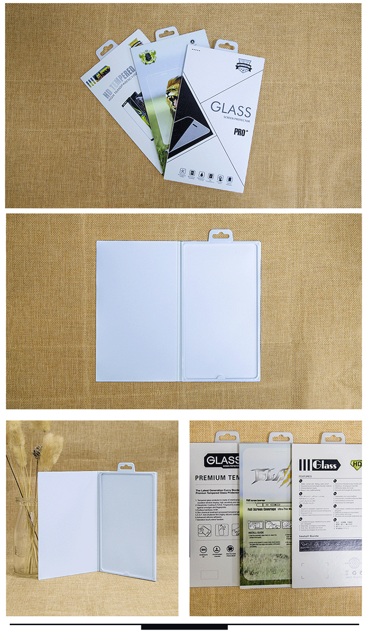 GATHE Protective Film Phone Case Boxes Mobile Cover Packaging Kraft Paper