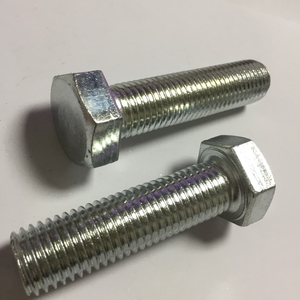 Hebei Fastener DIN Standard UNC UNF Hex Bolt 1/2 3/8 1/4 5/16 Grade 4.8/8.8/10.9 ASTM/BSW