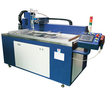 Automatic Gluing Pouring Machine for LED Banner Light 1500X480X80mm