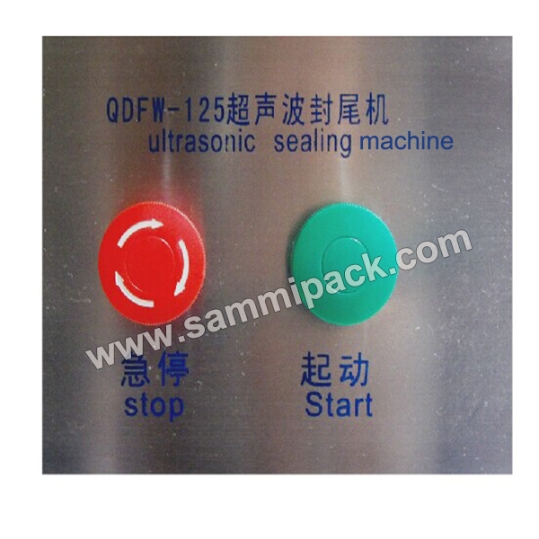 Toothpaste Cosmetic Cream Tube Sealing Machine Ultrasonic Semi Automatic