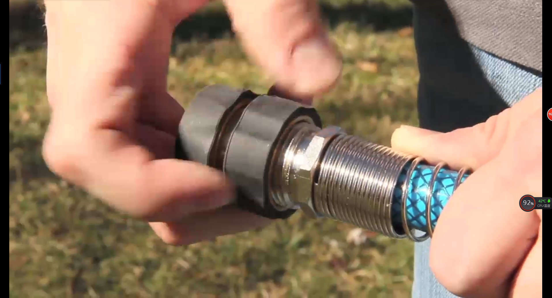 CNC Quick Hose Connect Brass Tube Fitting For Sprinkler