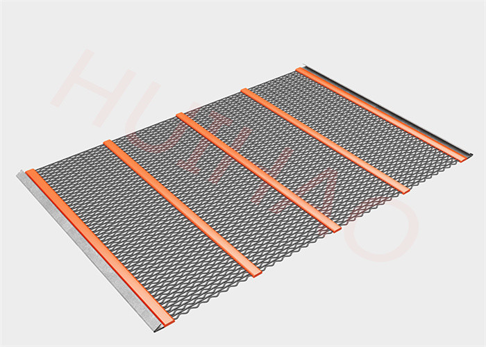 Replacement Wear Parts Self Cleaning Screen Mesh For Crushed Stone Applications