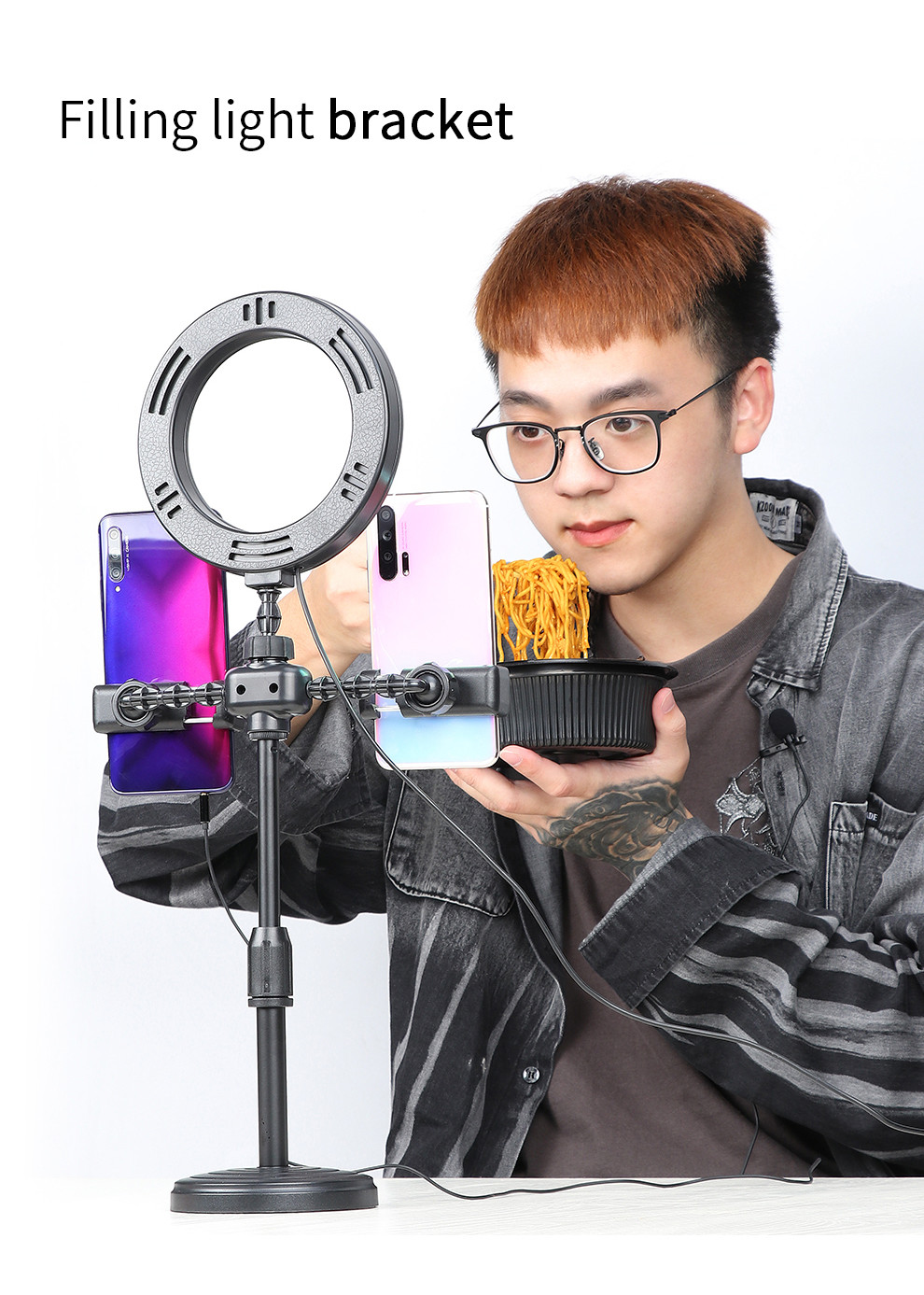 3.5 Inch ROHS 11 Levels Tripod Selfie Ring Light