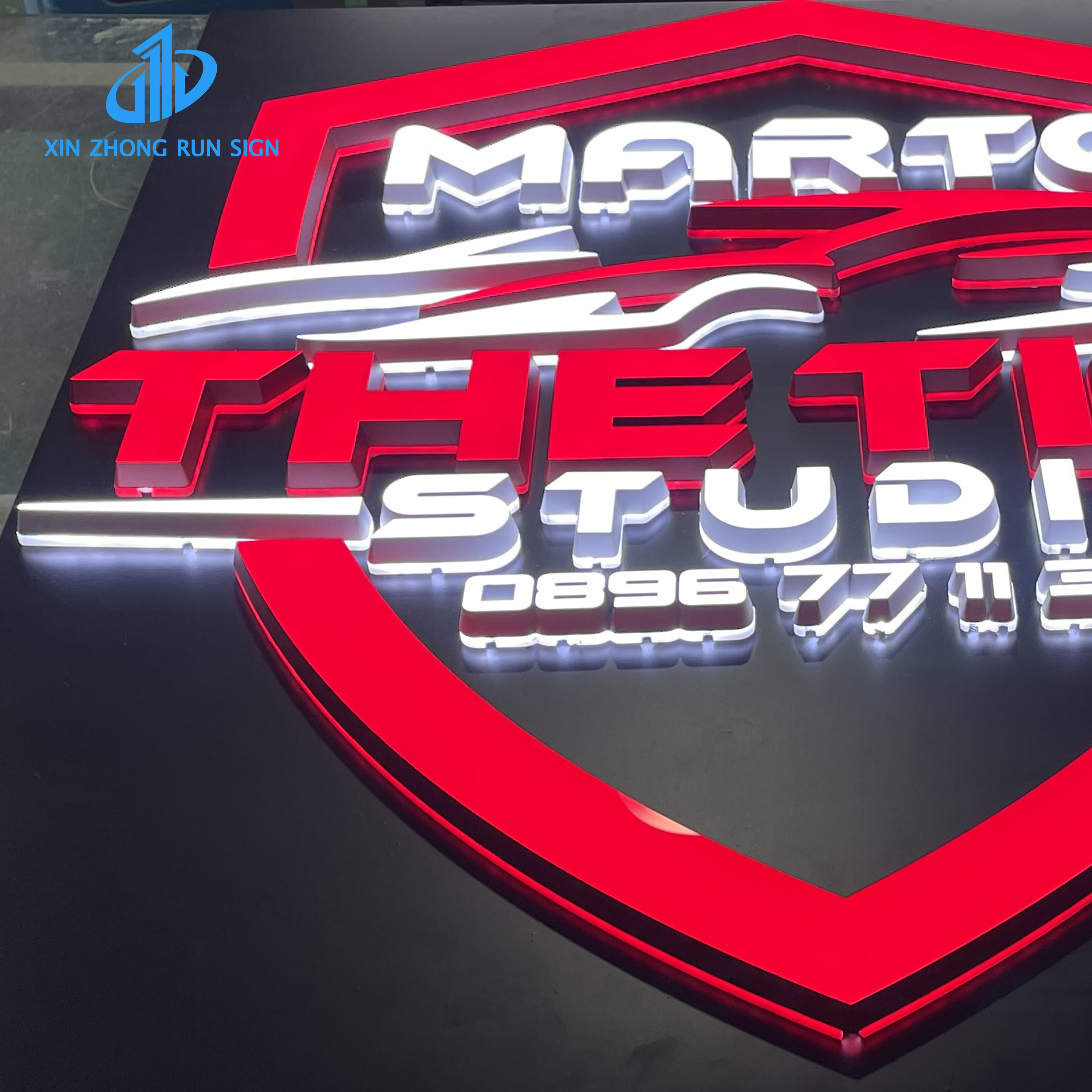 Custom outdoor indoor acrylic letter signs 3D acrylic luminous letter store signs