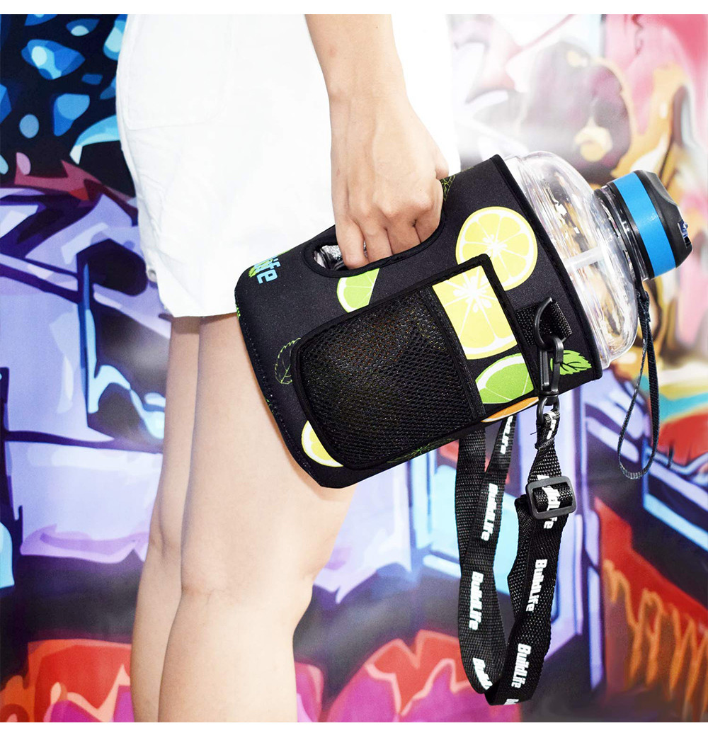Neoprene Gallon Water Bottle Bag With Shoulder Strap