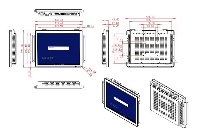 15-Inch Android Screen for Factory Automation and Industrial HMI Solutions