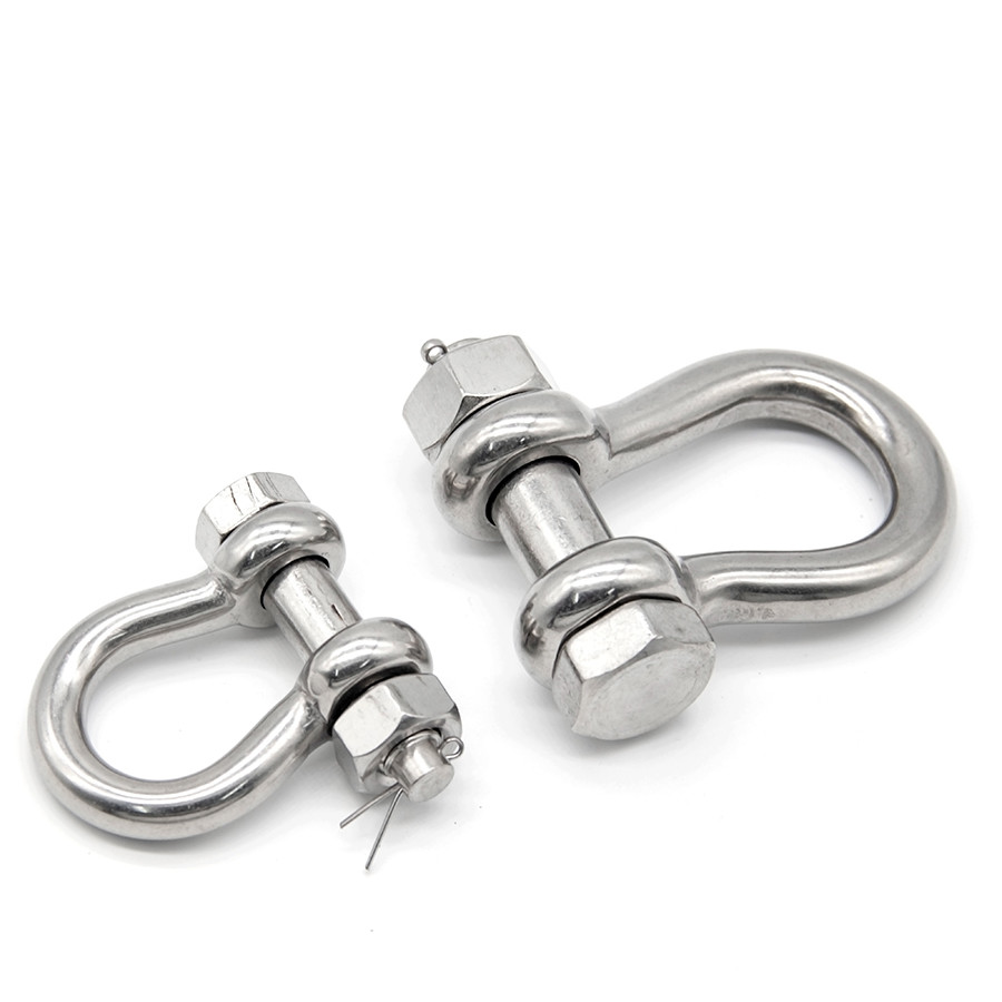 Bow Shackle 304 316 Stainless Steel Anchor Shackle High Strength