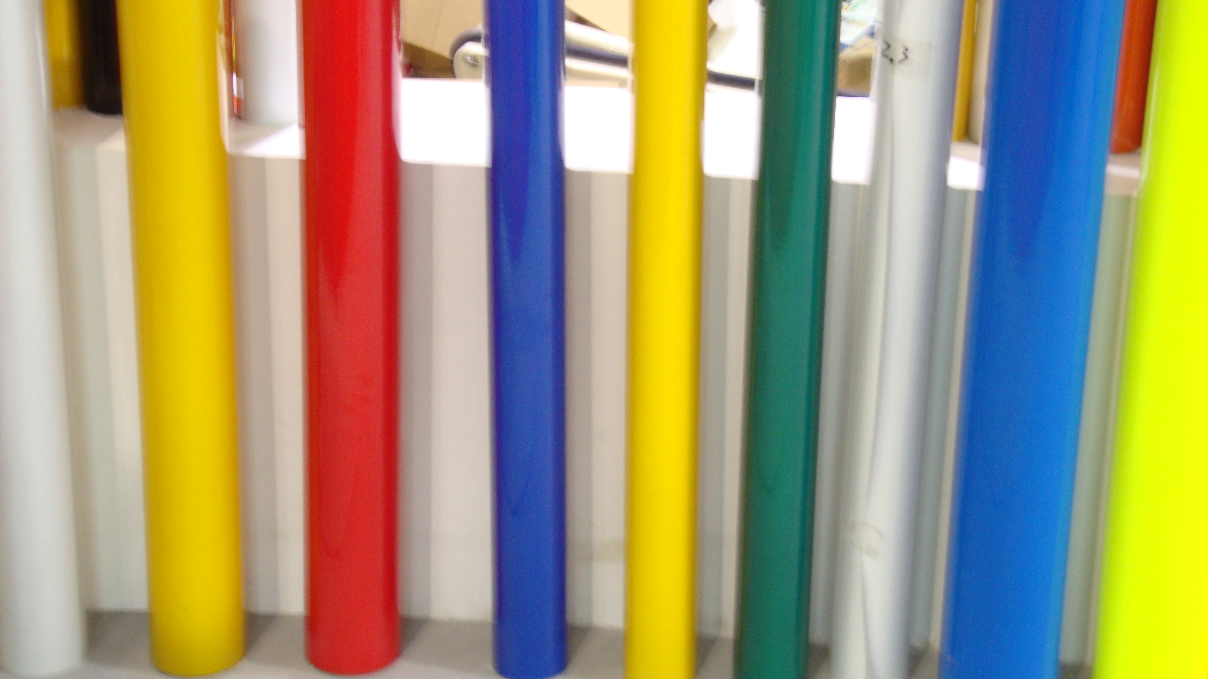 Grade A 80mic Multi Color Vinyl Stickers 120g For Cutting Plotter