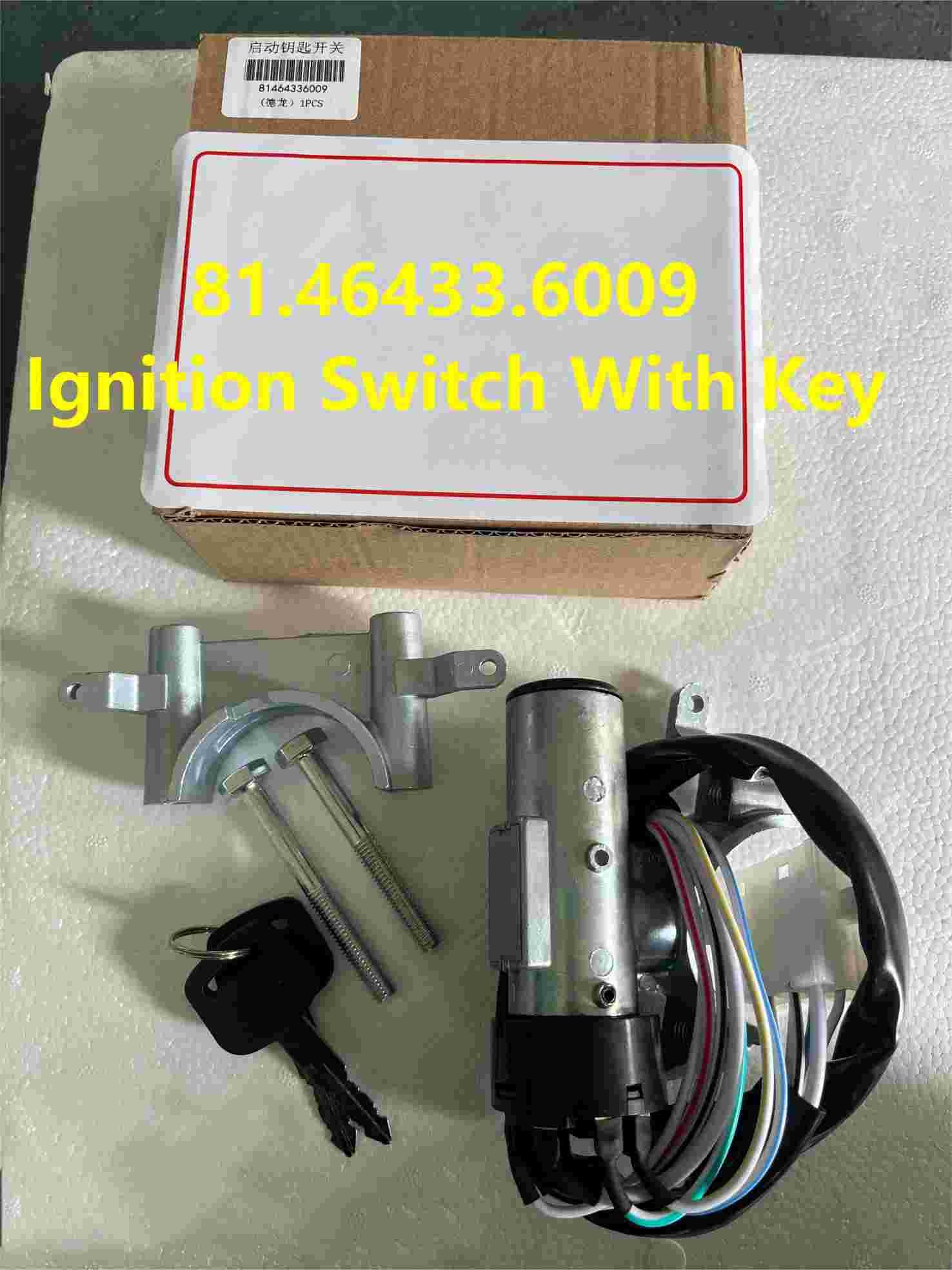 81.46433.6009 Ignition Switch With Key Shacman Truck Parts