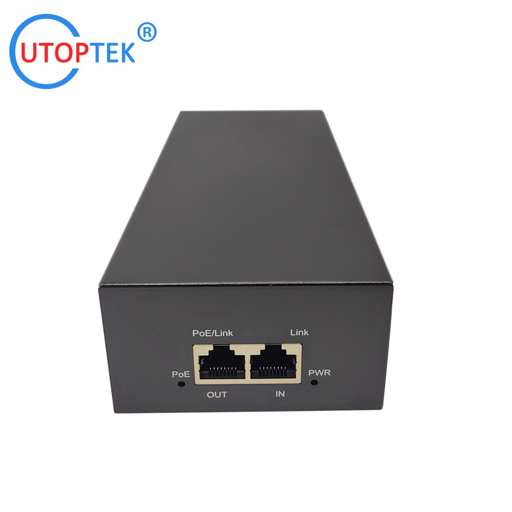 10/100/1000/2500Mbps 90W Gigabit 2.5G Standard POE Injector 802.3af/at/bt PoE data & power:100meters for Cameras wireless AP