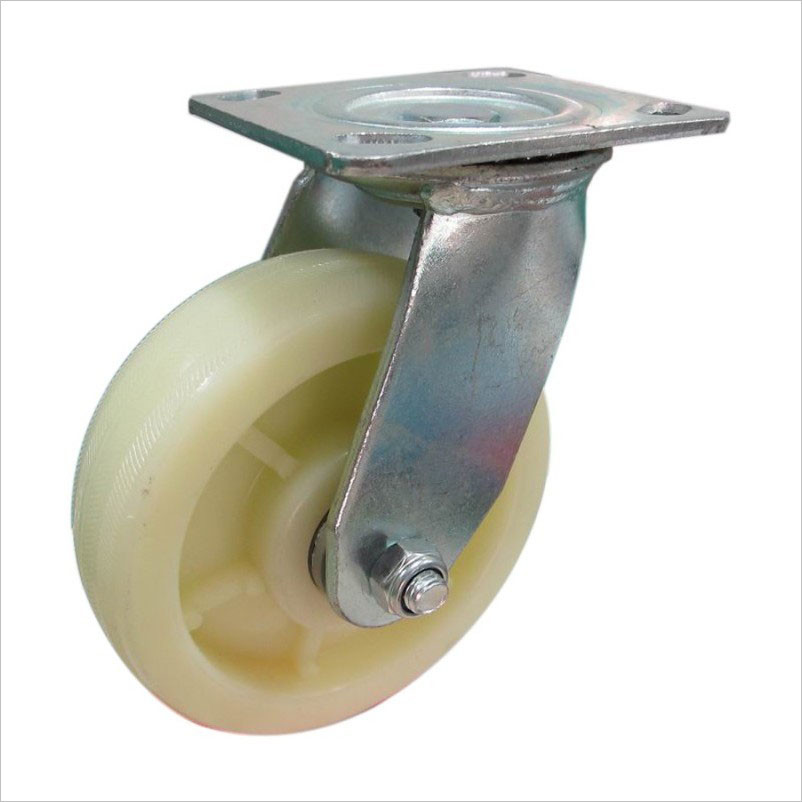 5 inch heavy duty roller wheels nylon wheels with bearings