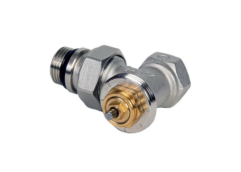 Heating ART1561 Thermostatic Angled Radiator Valves For Floor Heating Systems