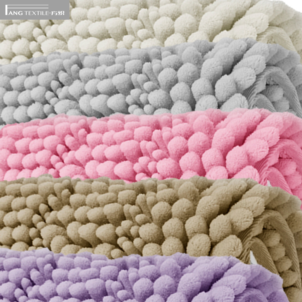 0.8 Inch Fast Drying Noodle Shower Microfibre Bath Mat Eco Friendly