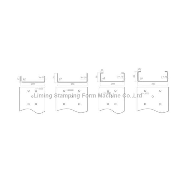 Fully Automatic Galvanized C Purlin Roll Forming Machine
