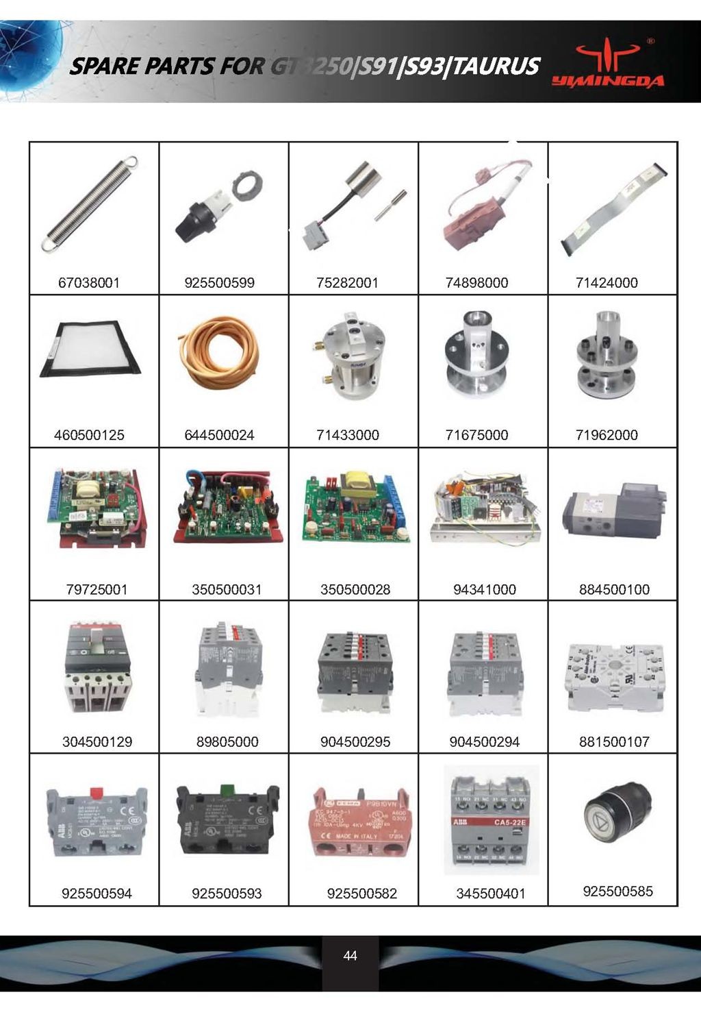 S3200 GT3250 Cutter Parts Bushing Carb Presserfoot Knife Guide PN 71428002