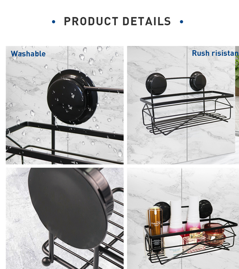Stainless Steel Black Oxidized Bath Accessories Holder Chrome For Shower