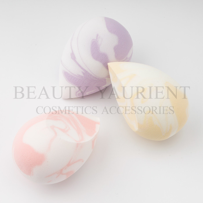 ISO14000 Colorful PU Makeup Puff Sponge Egg Beauty Blender Customized Logo