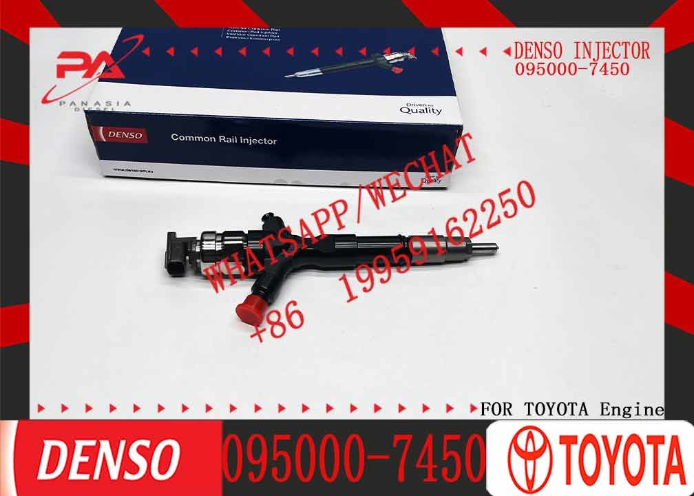 1KD Injector Nozzle 095000-7450 Common Rail Injector 095000 7450 0950007450 for Toyota Hiace Dyna 3.0 d