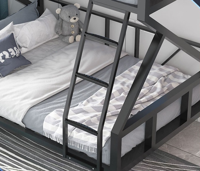 Double Layers Iron Bunk Bed for Internet Gaming Cafe Commercial Furniture and General