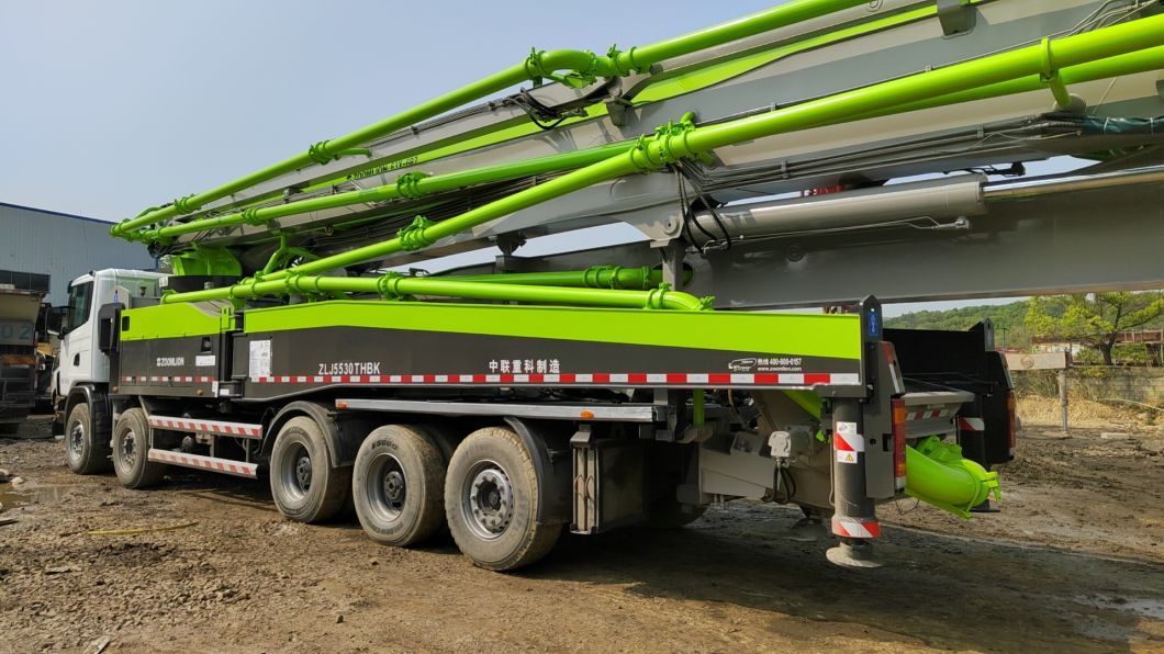2014 Zoomlion 63m Beton Pump Truck Mounted Pump Concrete Pump on Sale at Promotion Price
