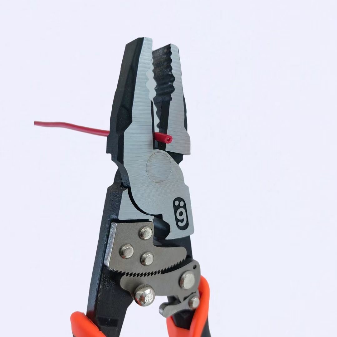 9inch Eccentric Labor-Saving Combination Plier with Ratchet Wheel HRC 62 Industrial hand tool