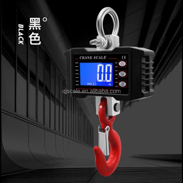 Digital LED Crane Weigh Scale Division 0.1/0.2/0.5kg Lightweight LCD Luggage Weighing Scales with Customization Support