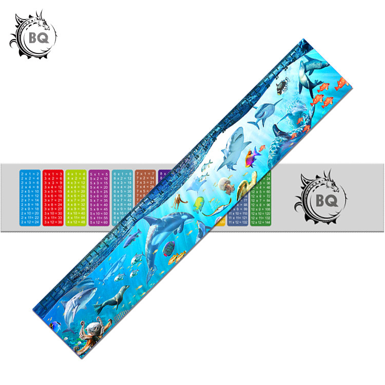 Custom Lenticular Printing Services 3d Ruler 31x5.4cm High Definition