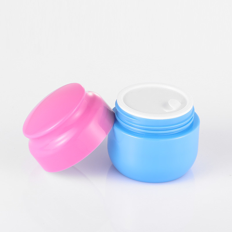 Screw Cap Cosmetic Packaging Sets , 150ml 200ml Plastic Cosmetic Containers