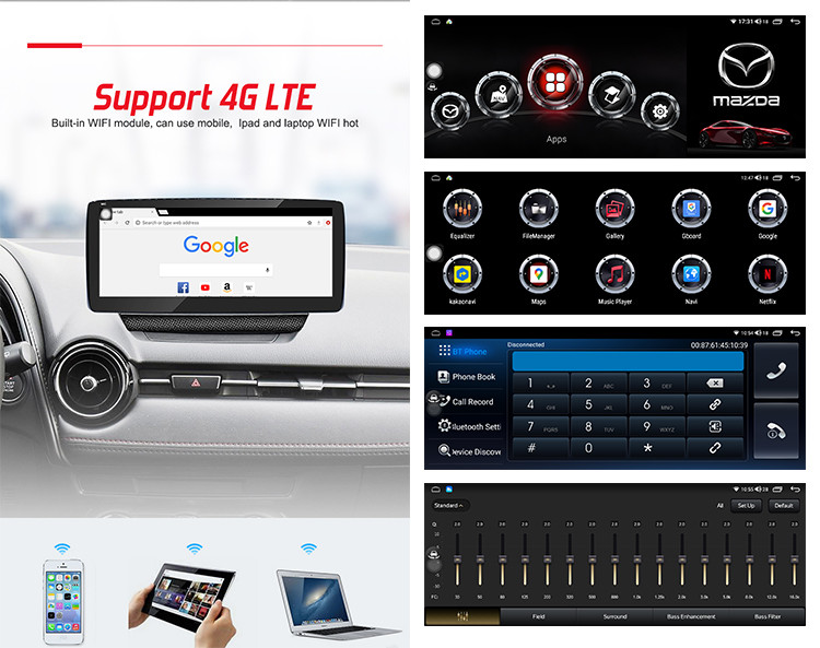 Android Car Radio Stereo For New CX-3 (2020) With 10.25inch IPS Screen Wireless Carplay Car GPS