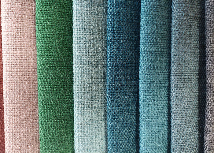 Waterproof 100 Polyester Upholstery Fabric Tear Resistant