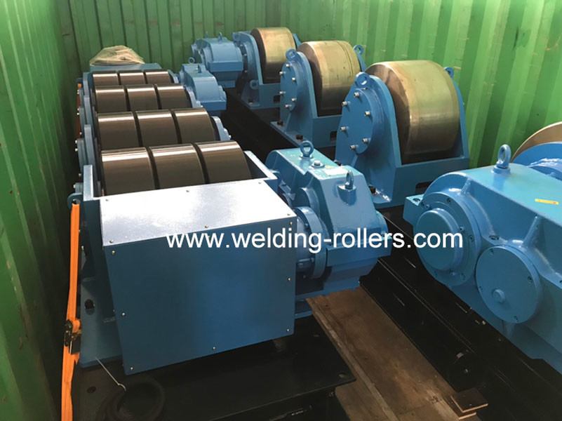 160 Ton Pipe Welding Rotator Bolt Adjustment For Wind Tower