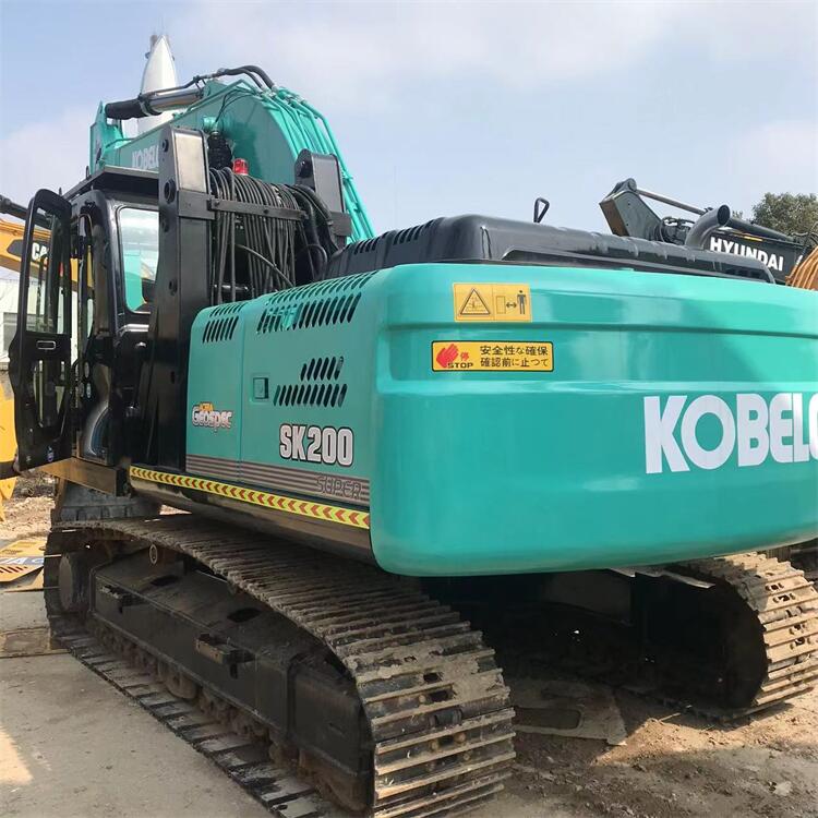 Used Kobelco SK200 Excavator Machine Japan Original in Shanghai with 1740 Working Hours