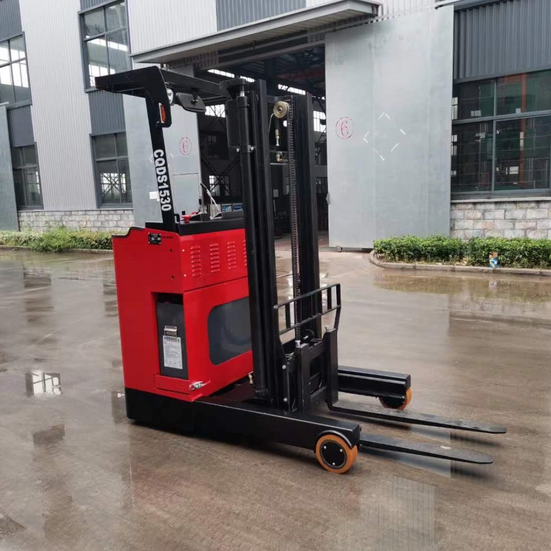 Electric Reach truck Forklift First class High Quality Stand Up Lift Height Advanced Battery Technology