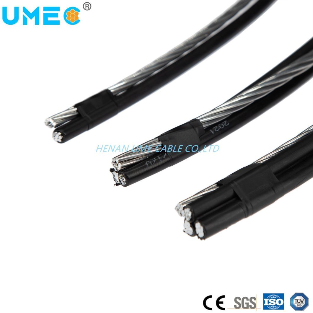 Drop Cable Aerial Bundled Cable Twisted Aluminum Conductor ABC Cable Triplex Service Drop Cable