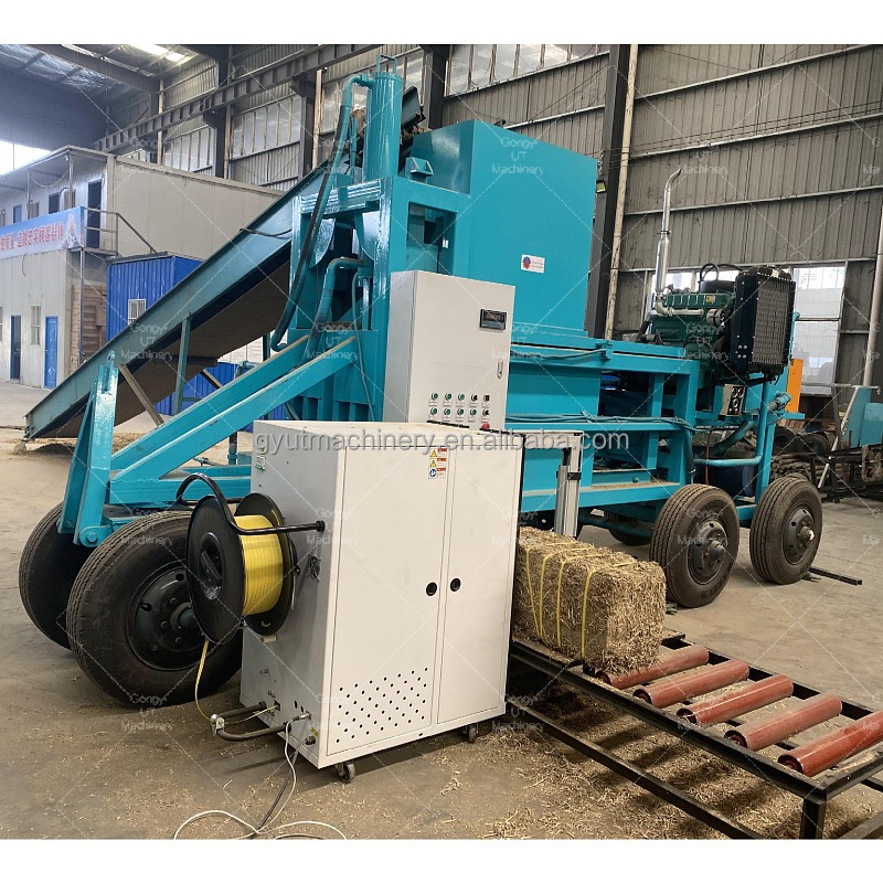Industrial Animal Bedding Baler Wood Sawdust Bagging Press Machine for Pet Supplies