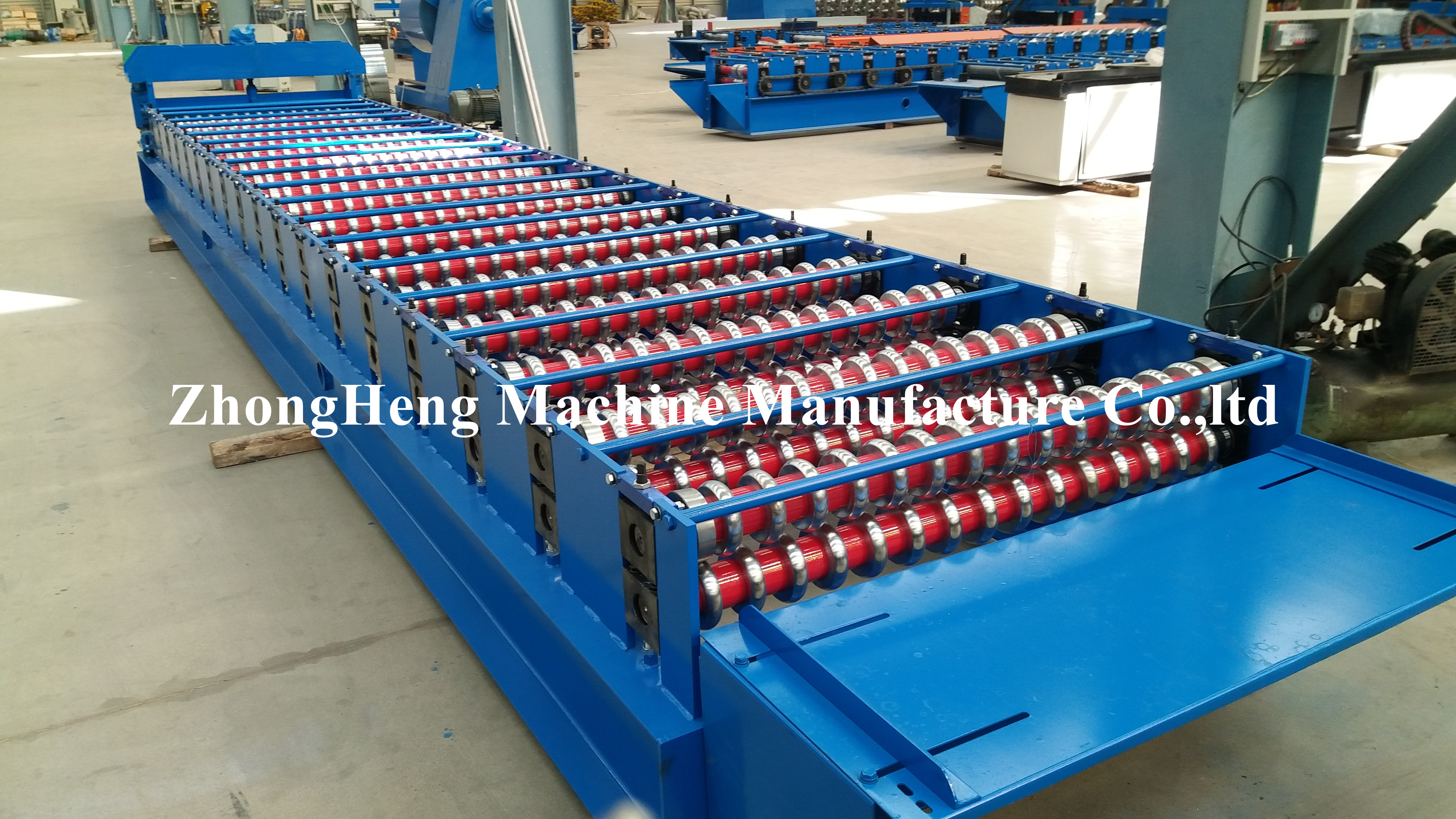380V 3 Phase Metal Roofing Roll Forming Machine With Cr12 rollers